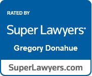 Super Lawyers badge for Gregory Donahue