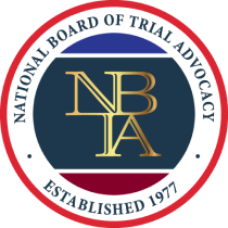 National Board of Trial Advocacy badge